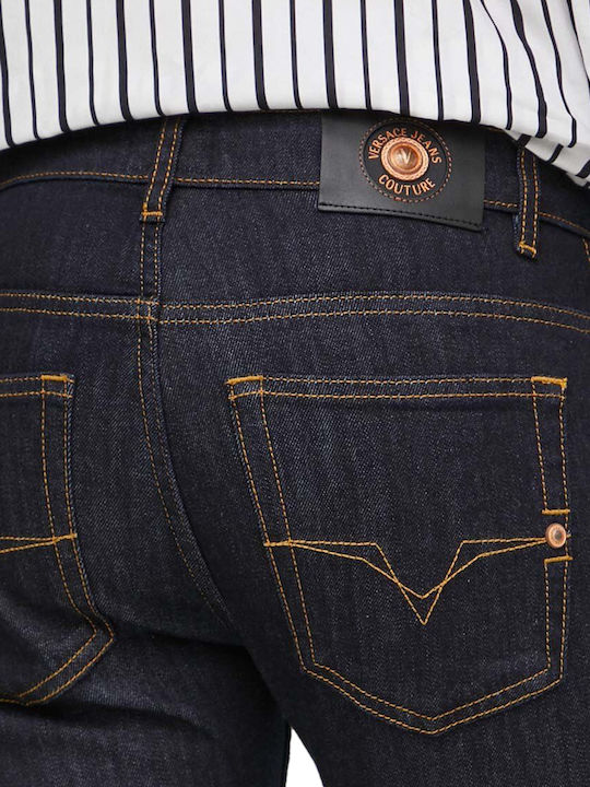 Dundee Ανδρικό Παντελόνι Τζιν με Slim Εφαρμογή Indigo