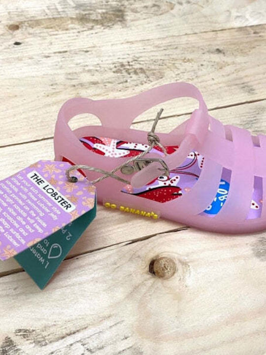 Lobster Children's Beach Shoes Pink