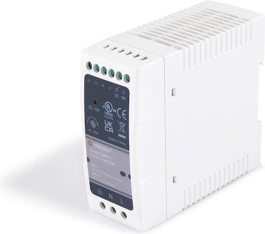 DIN-Schienen-Netzteil mit Ausgang 24V und Leistung 60W 2.5A