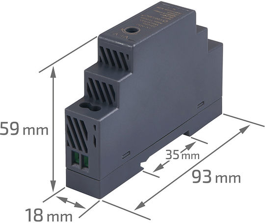 Тръбнохранителен блок с изход 5V и мощност 12W 2.4Спецификация