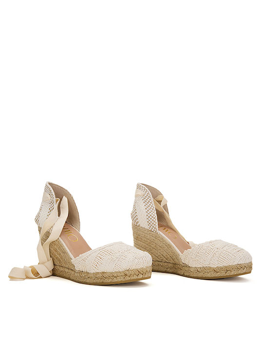 Gaimo Damenplattformen im Espadrilles-Stil Beige