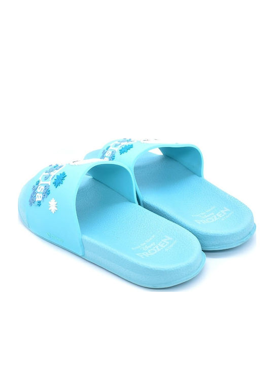Kinder Flip Flops Gefroren Hellblau Frozen