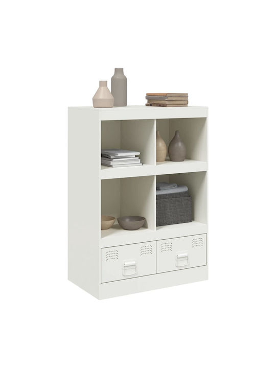 Βιβλιοθήκη Λευκό 67x39x95εκ.