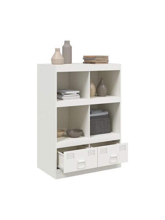 Βιβλιοθήκη Λευκό 67x39x95εκ.