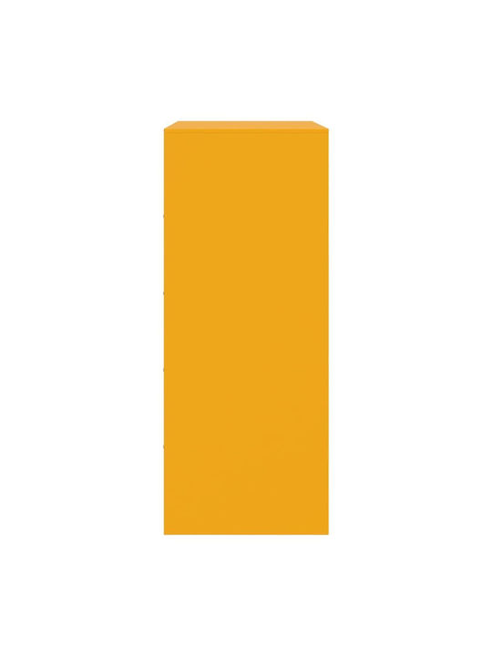 Bookcase Mustard 67x39x95cm