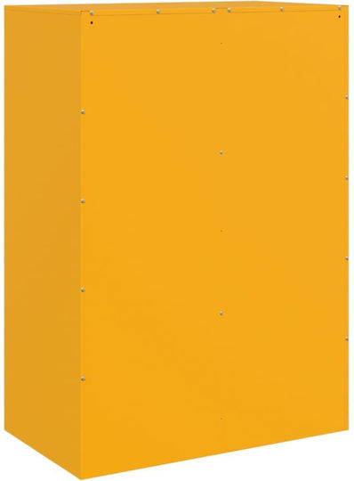 Bookcase Mustard 67x39x95cm