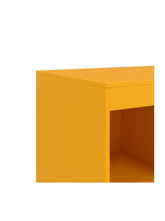 Bookcase Mustard 67x39x95cm