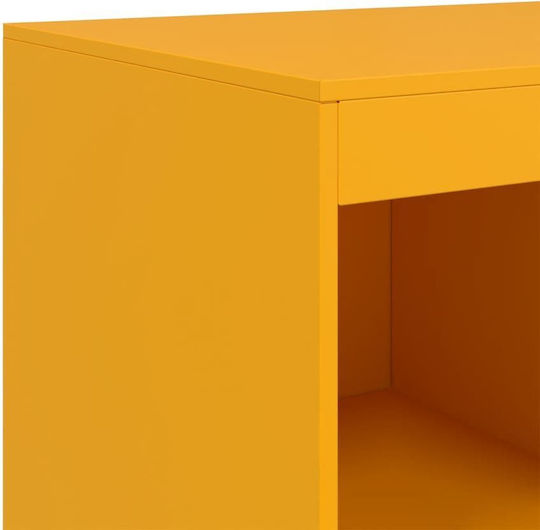 Bookcase Mustard 67x39x95cm
