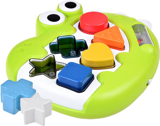 Jokomisiada Formensortierspiel Dinosaur mit Musik, Licht und Geräuschen für 12++ Monate