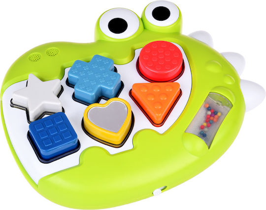 Jokomisiada Formensortierspiel Dinosaur mit Musik, Licht und Geräuschen für 12++ Monate