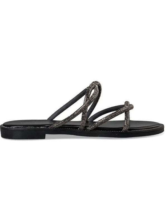 Envie Shoes Damen Flache Sandalen in Gray Farbe