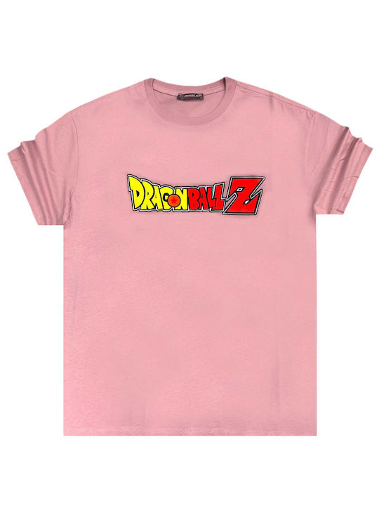 Gang Clothing T-shirt Dragon Ball Ροζ Βαμβακερό