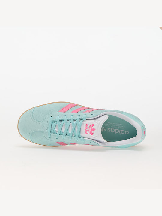 Gazelle Damen Sneakers Flash Aqua / Lucid Pink / Offwhite
