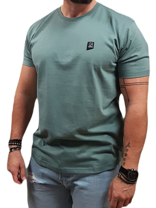 Rebase Herren T-Shirt Kurzarm Steel Blue