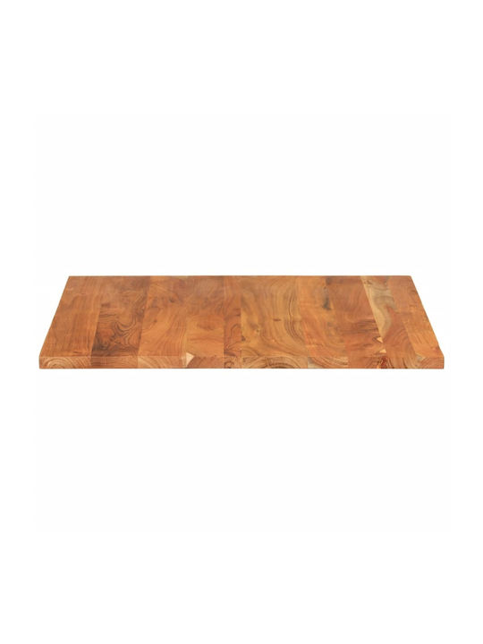 vidaXL Quadratisch Tischoberfläche aus Massivholz Acacia 70x70x2.5cm 370932 1Stück