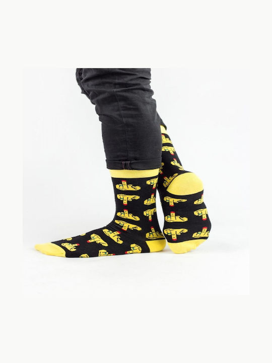 Cotbox Herren Socken BLACK 1Pack