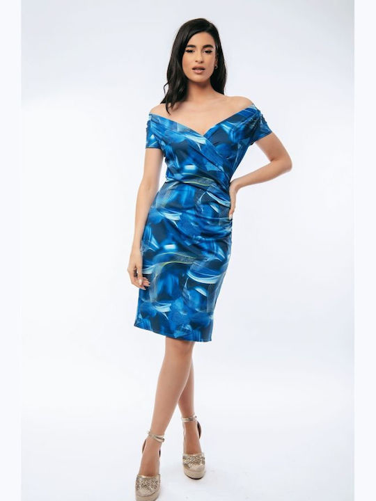 BelleFille Φόρεμα Κρουαζέ Μπλε