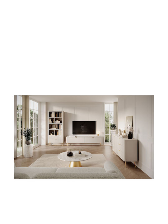 Έπιπλο Τηλεόρασης Lante Μπεζ Μ163xΠ38xΥ51cm