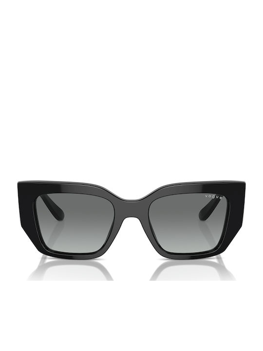Vogue Ochelari de soare Μαύρα cu Cadru & Negru Lentilă