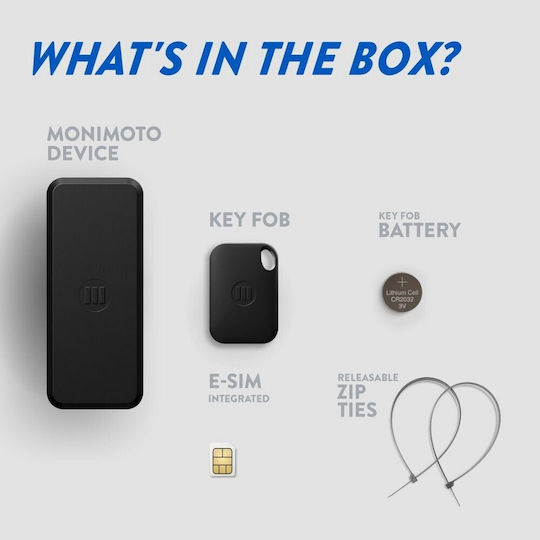 Monimoto GPS Tracker 9 GSM για Μηχανές Αδιάβροχο IP65 με Συναγερμό
