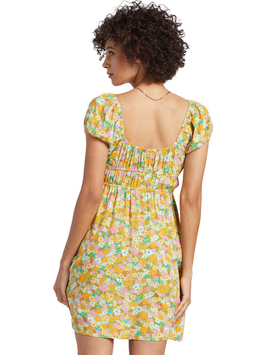 Sun Kissed Καλοκαιρινό Mini Φόρεμα Palm Green
