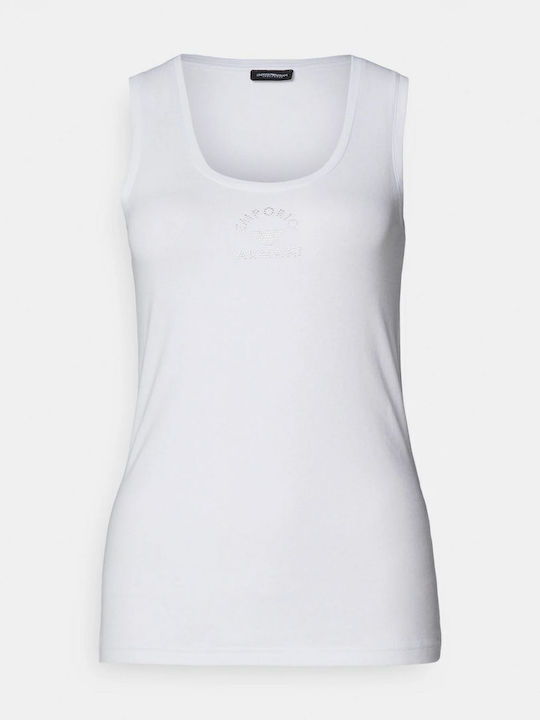 Women's Blouse Cotton Sleeveless White