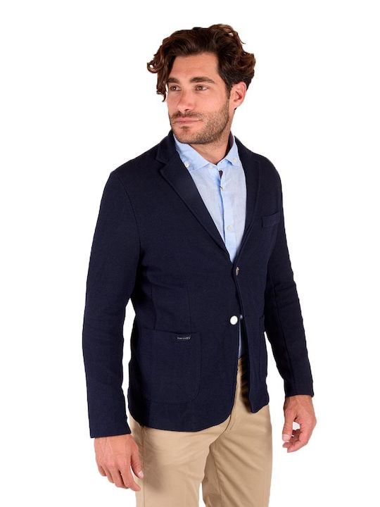 Devergo Men's Suit Jacket Navy