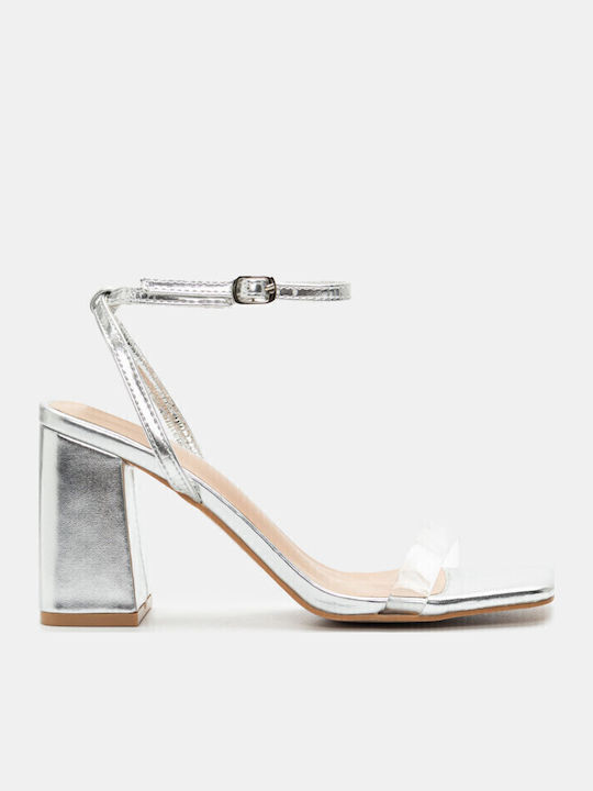 Sandalen Silber