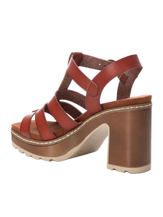 Sandale Tabac maro