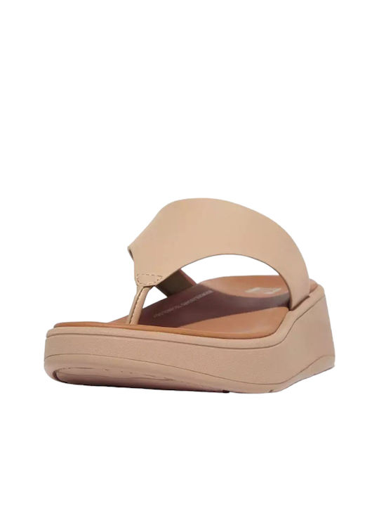 Fitflop Damen Flache Sandalen in Beige Farbe