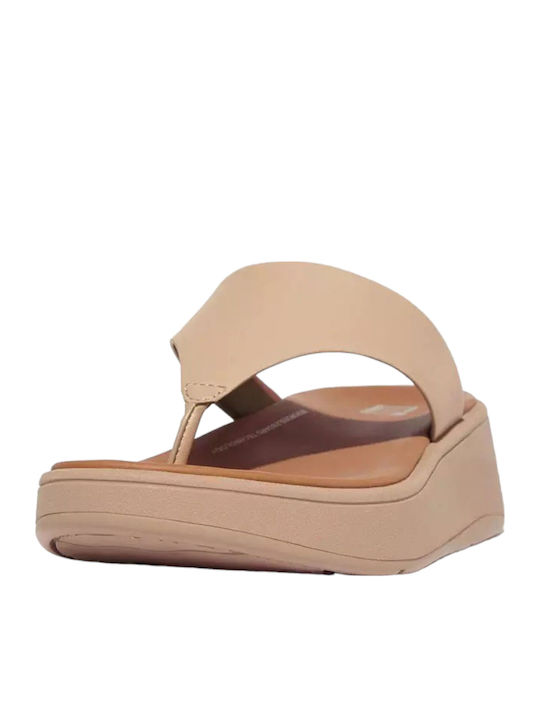 Fitflop Δερμάτινα Σανδάλια Μπεζ