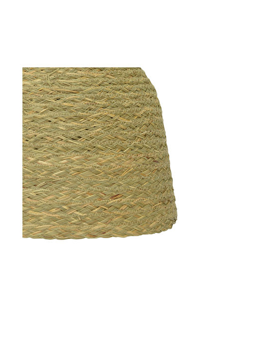 Inart Lamper Κρεμαστό Φωτιστικό Μπεζ Boho 34x34x87εκ.