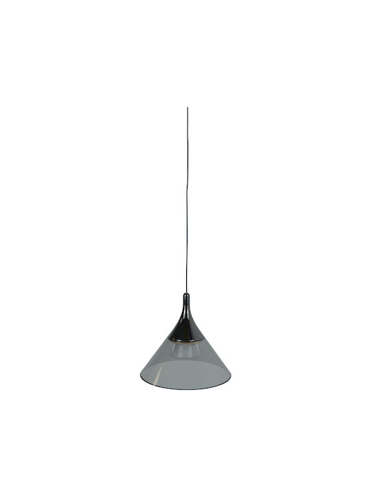 Uncle George Pendant Light Transparent Bell 19.5cm