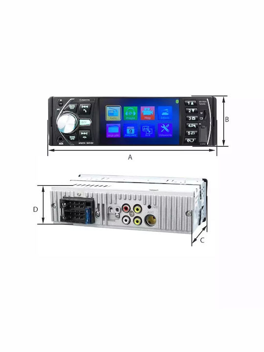 Manta Sistem Audio Auto pentru Opel Manta (Bluetooth/USB/AUX/WiFi/GPS) cu Ecran Tactil 4"