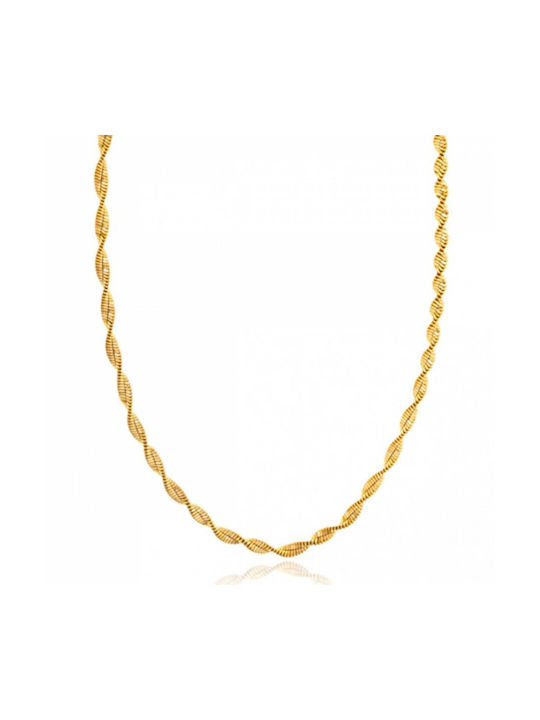 Gregio Funky Necklace from Gold Plated Silver