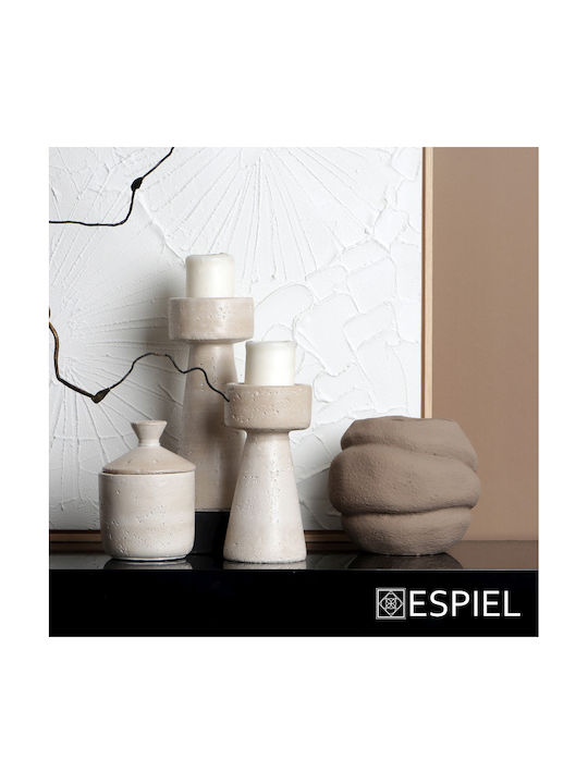 Espiel Decorative Vase Brown 23.5x20x23.5cm