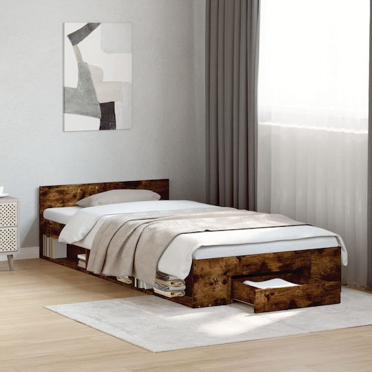 Klassisches Einzelbett für Matratze 100x200cm