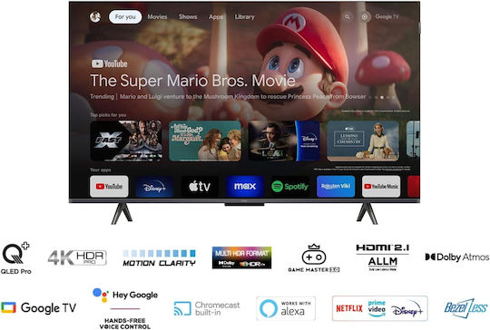 TCL Smart Fernseher 50" 4K UHD QLED T7B HDR (2024)