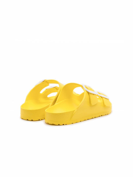 Jelly Soft Frauen Flip Flops in Gelb Farbe