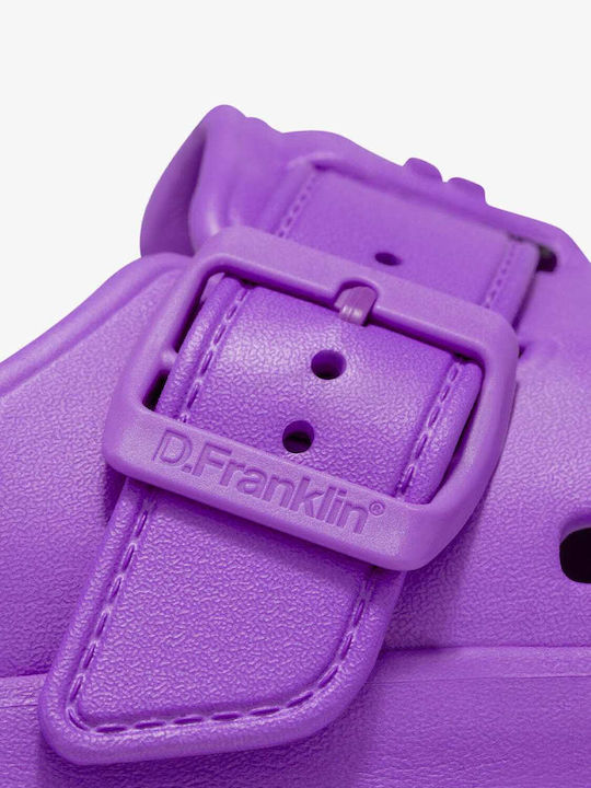 D.Franklin Sonax Holzschuhe Damen Lila D.Franklin Sonax Holzschuhe Damen Lila