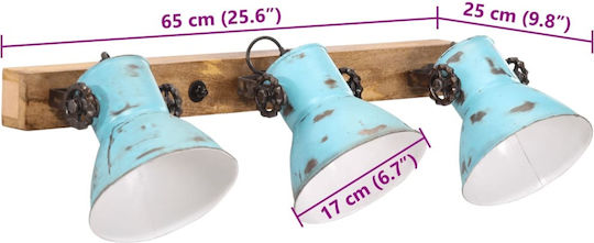 vidaXL Wall-Mounted Outdoor Hat Light E27 65x25εκ.