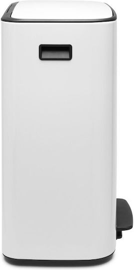Brabantia Coș De Gunoi Din Plastic Alb 60 L