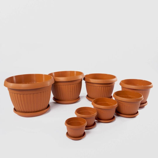 Sterk Γλάστρα Πλαστική Brown