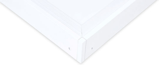Support Frame for Lighting Fixtures made of Aluminum White