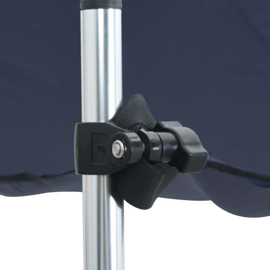 vidaXL Τέντα Σκάφους Αλουμινίου Μ170xΠ170xΥ113εκ. Μπλε Χρώμα