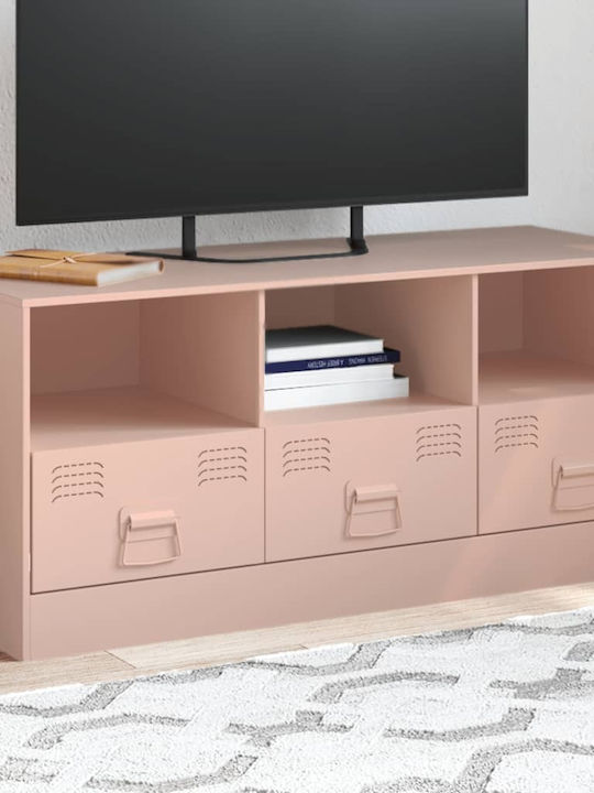 TV-Ständer Metall Rosa M99xT39xH44cm