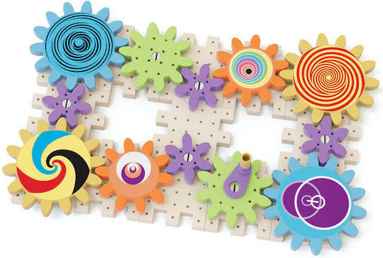 Quercetti Kaleido Gears Eco 82341 Δημιουργήστε Θεματικές Αλυσιδωτές Αντιδράσεις