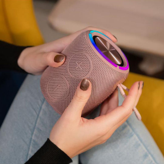 Sencor Sirius 2 Mini Impermeabil Boxă Bluetooth 16W cu Durată de Baterie până la 7 ore Roz