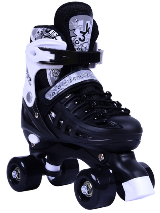 Αθλοπαιδιά 002.10305/INLR Inline / Quad Αυξομειούμενα Rollers Μαύρα Παιδικά