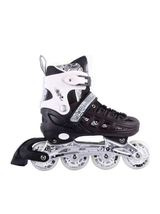 Αθλοπαιδιά Inline / Quad Αυξομειούμενα Rollers Μαύρα Παιδικά
